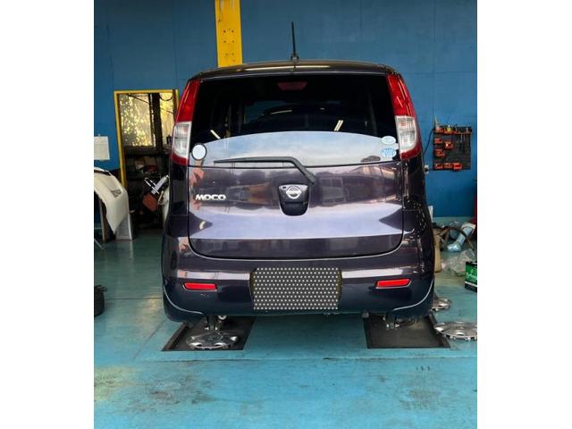 日産　モコ　深谷市早い車検　１日車検メンテナンス・日常点検　