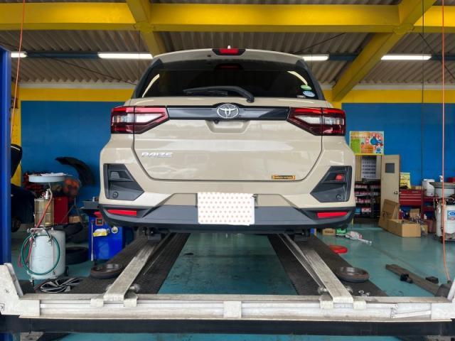 トヨタ　ライズ　深谷市１日車検　普通車メンテナンス・日常点検　車検もお任せください！