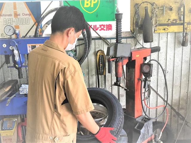タイヤの持込取付も承っております