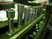 いい仕事はいいい道具から！整備工具にも拘りがあります。