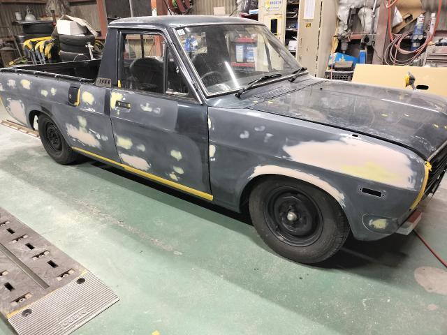 日産　サニートラック　板金・外装補修　鈑金塗装　レストア　全塗装　色替え　旧車　【加東市　加東市周辺　加東市南山　加東市東条　ひょうご東条インター】