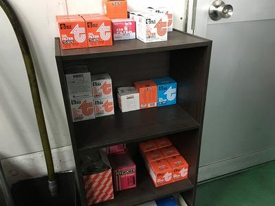 消耗パーツ多数在庫