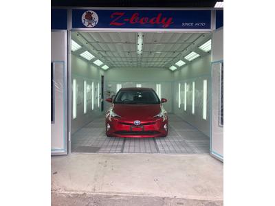 圧送式塗装ブース完備