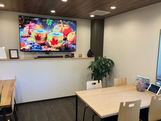 作業中快適にお待ち頂ける様いつもキレイにしています