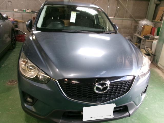 マツダ　ＣＸ-5　フェンダー･ドア　キズ・へこみ直し　板金・鈑金・外装補修　事故修理　熊本市東区　中央区　南区　北区　西区　菊陽町　大津町　合志市　益城町　嘉島町　宇土市　宇城市　菊池市　山鹿市　阿蘇市　玉名市　他地域のお客様