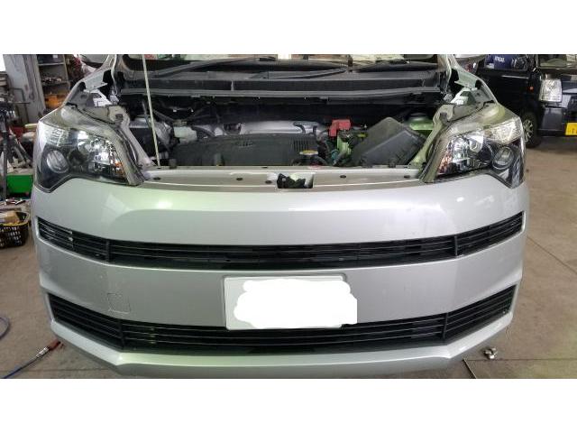 トヨタ　スペイド　車検入庫　ヘッドライト光度上がらず
ヘッドライトクリーン&プロテクト施工