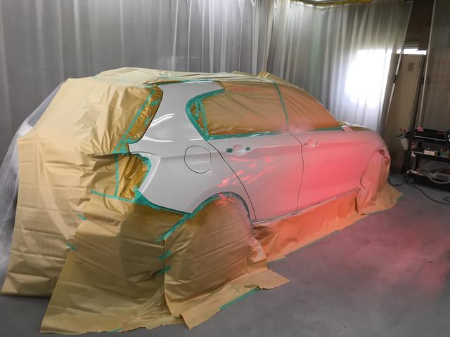 BMW　135I　F21　右側面ペイント