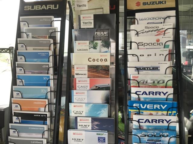 各種新車取り扱い！販売、買い取りに自信があります。お気軽にご相談ください
