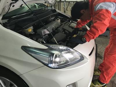 プロの整備士がメンテナンス