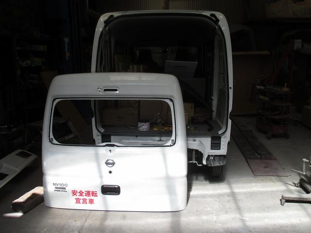 京都　南区　NV-100クリッパー　板金承りました