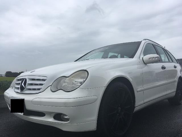 ベンツ W203 Cクラス ワゴン 車検誠に有難うございます。