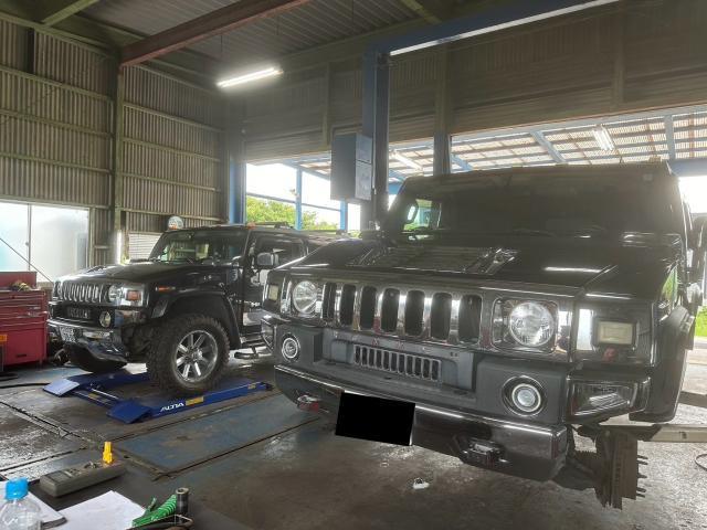 ハマー　Ｈ２　車検 アメ車・輸入車の販売・車検・修理・鈑金　 茨城　千葉　守谷　つくばみらい　土浦　取手　つくば　石岡　筑西　古河　下妻　常総　坂東　龍ヶ崎　牛久　利根町　柏　我孫子　野田　流山　おおたかの森