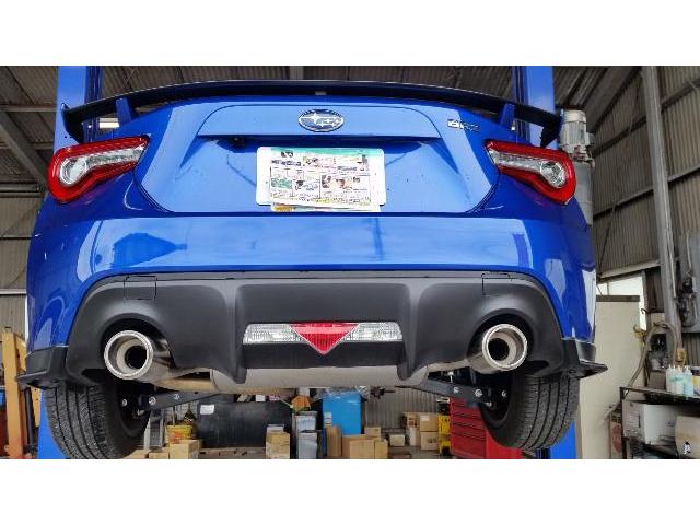 BRZ　マフラー交換　整備