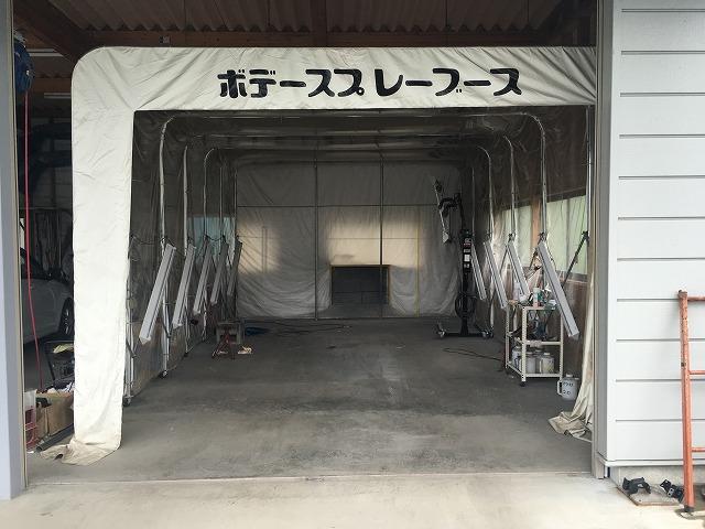 自社塗装ブースも完備しております。塗装もお任せ下さい！