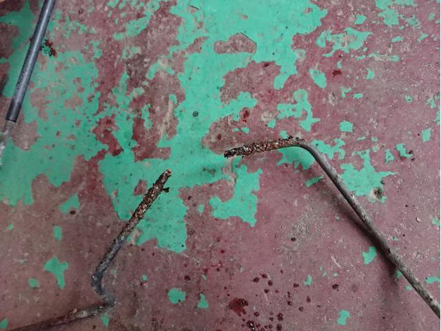 トヨタ　ガイア　SXM15G　ブレーキ効かない　リア左右ブレーキパイプ脱着交換　