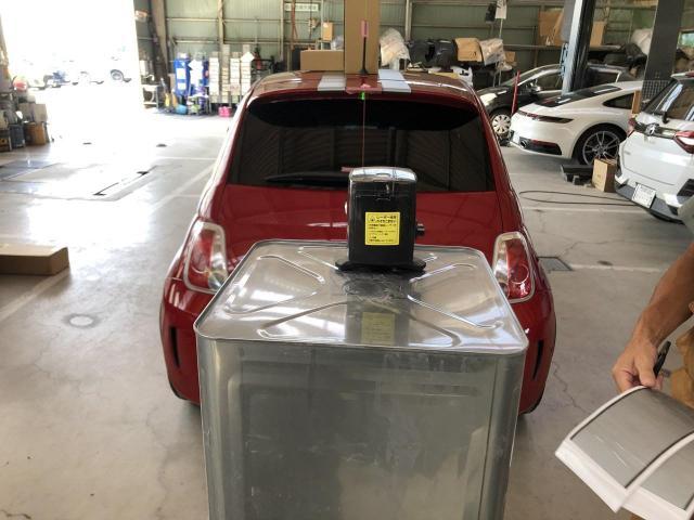 ルノー　トゥインゴ　外装品　ストライプテープを貼りました。