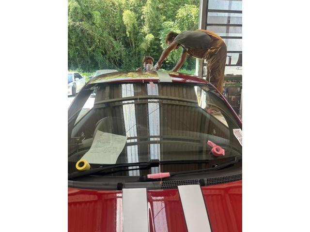 ルノー　トゥインゴ　外装品　ストライプテープを貼りました。