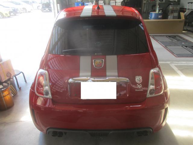 ルノー　トゥインゴ　外装品　ストライプテープを貼りました。