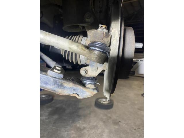 スズキ　キャリイトラック　車検とクラッチ交換　左ドアをリサイクル部品で交換しました。