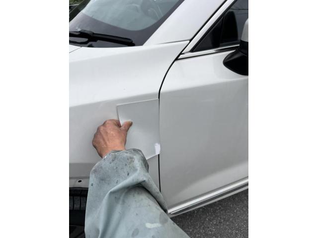 マツダ　ＣＸ－８　フロントバンパー修理　フェンダーモール　修理　カラーナンバー51Ｋ　ロジウムホワイトプレミアムメタリック