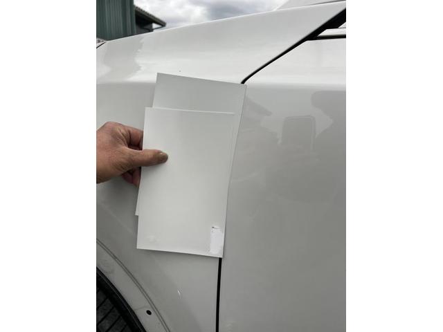 マツダ　ＣＸ－８　フロントバンパー修理　フェンダーモール　修理　カラーナンバー51Ｋ　ロジウムホワイトプレミアムメタリック