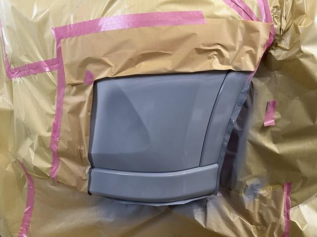 マツダ　ＣＸ－８　フロントバンパー修理　フェンダーモール　修理　カラーナンバー51Ｋ　ロジウムホワイトプレミアムメタリック