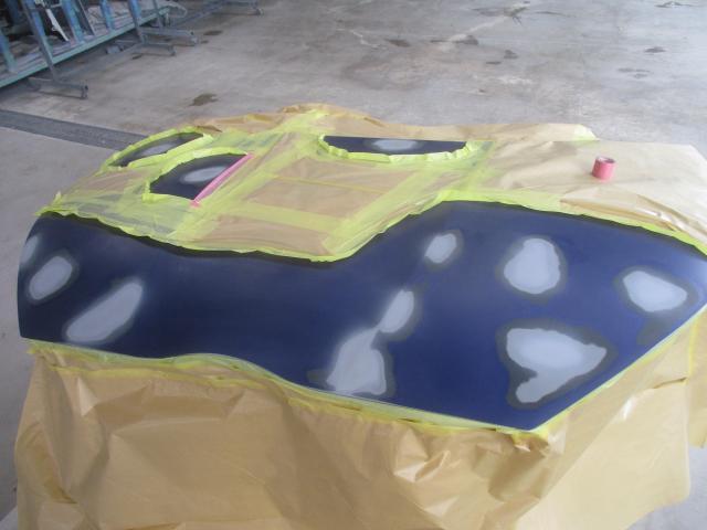 トヨタ　ヤリス　ボンネット　飛石傷修理しました。