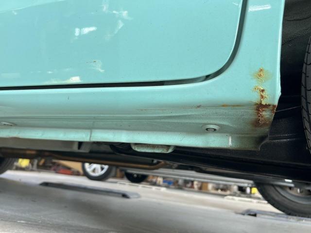 マツダ　フレア　左ロッカーパネル　鈑金塗装しました。実費修理