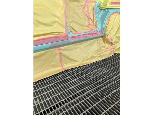 マツダ　フレア　左ロッカーパネル　鈑金塗装しました。実費修理