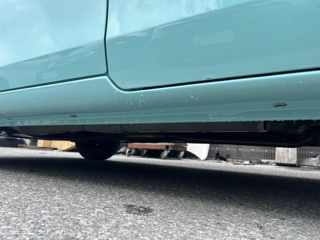 マツダ　フレア　左ロッカーパネル　鈑金塗装しました。実費修理
