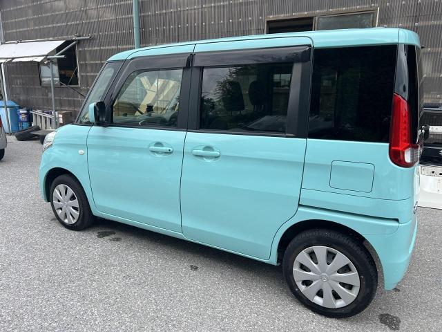 マツダ　フレア　左ロッカーパネル　鈑金塗装しました。実費修理