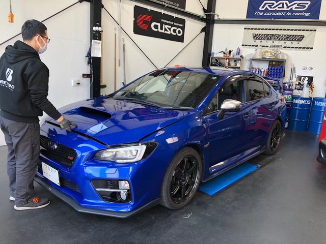 スバル WRX STIエンジンオイル交換