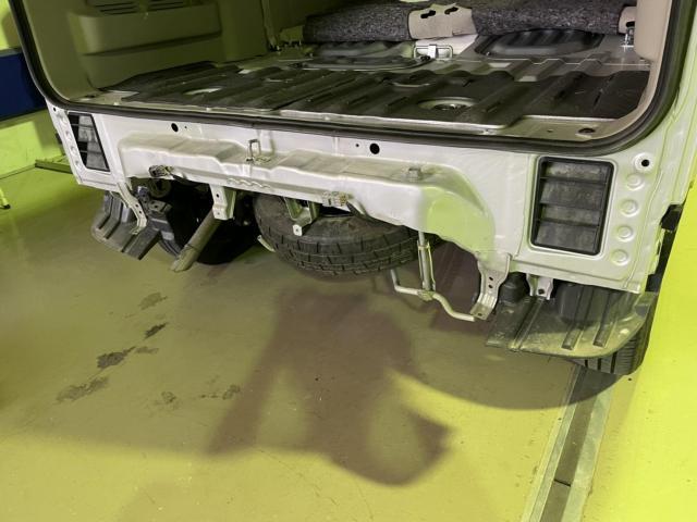 スズキ DA17W エブリィ 事故修理 リヤバンパー 交換