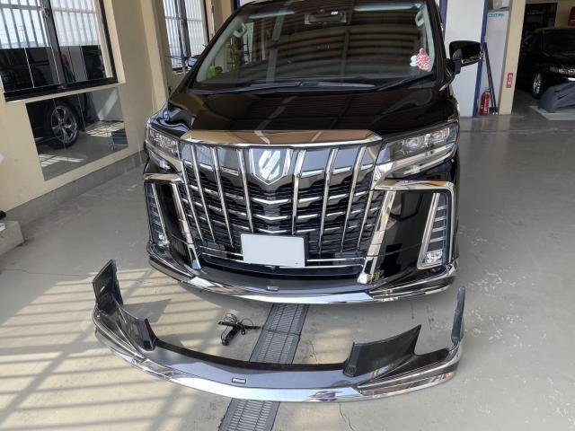 トヨタ アルファード フロントグリル フロントスポイラー トヨタ アルファード フロントグリル フロントスポイラー