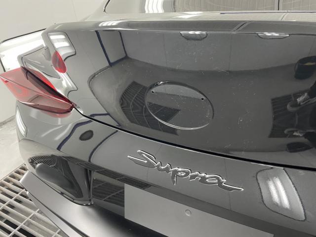 トヨタ　Ａ91スープラ
フロントスポイラー、サイドスカート、リヤサイドスポイラー（ＡＩＭＧＡＩＮ）取付塗装
カーボンナンバーホルダー（ＭＡＸ　ＯＲＩＤＯ）取付
フロント、リヤトヨタエンブレム他車流用塗装取付