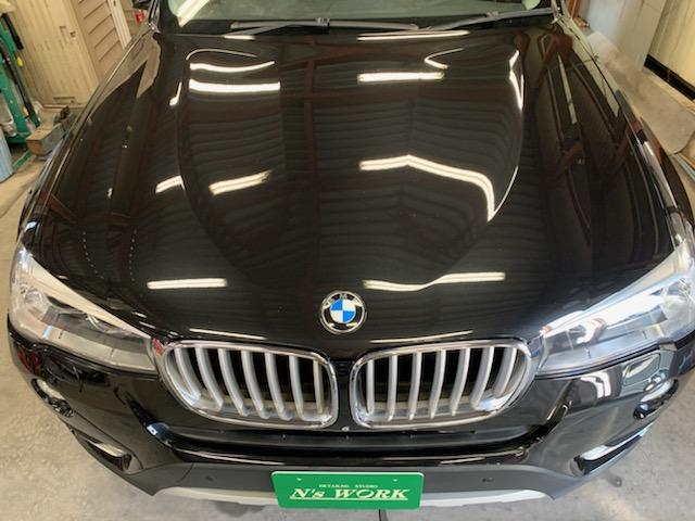 BMW 　X3　ガラスコーティング施工