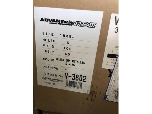 86用 ADVAN Racing RSⅢ ADVAN NEOVA セットアップ