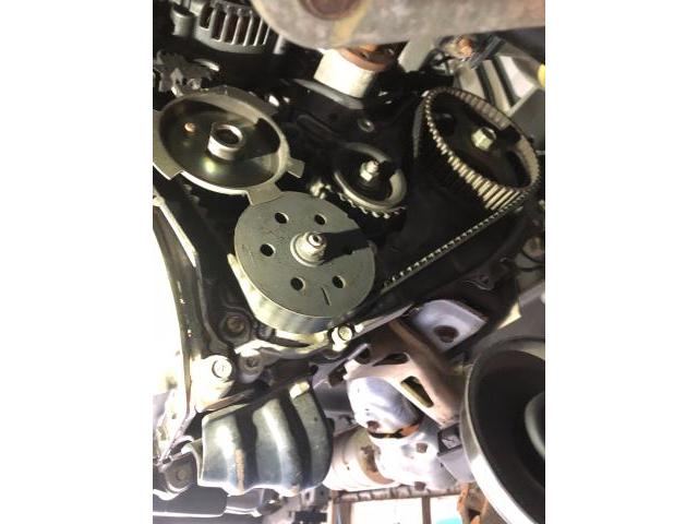 三菱 ミニキャブバン② U62V タイミングベルト交換