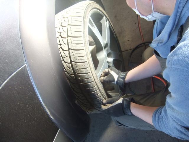 トゥアレグ　２２インチ　夏タイヤ交換
