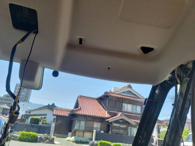日産　ルークス　持ち込み配線　ルームミラー映像をナビ連動作業