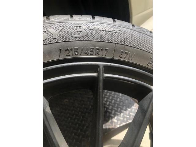 トヨタ　プリウス　215/45/17 4本　持ち込みタイヤ交換