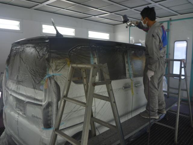 ホンダ　N－BOX　塗装