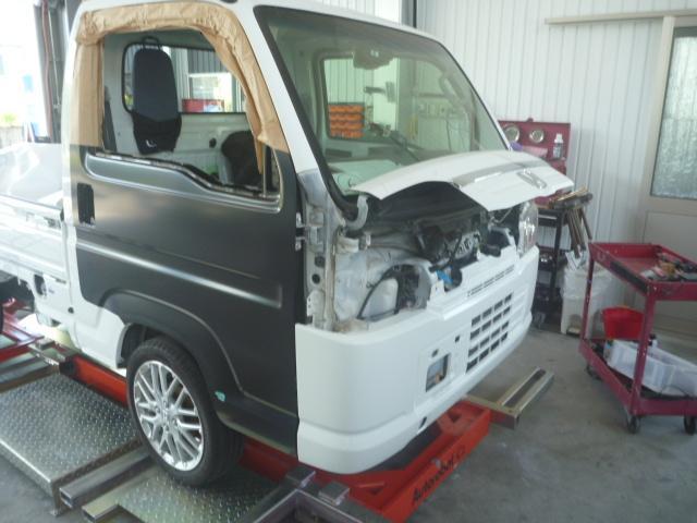 ホンダ　アクティトラック　修理