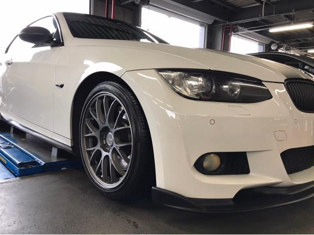 BMW 3シリーズ ホイールタイヤ交換  飛島村 18インチ