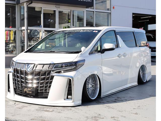 トヨタ アルファード ２．５Ｓ Ｃパッケージ 公認エアサス Ｆｏｒｔｅフラップエアロの中古車｜グーネット中古車