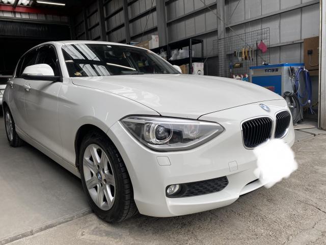 BMW116i 冬タイヤ、エンジンオイル交換