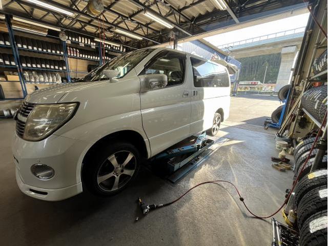 エルグランド タイヤ交換 仙台市/名取市