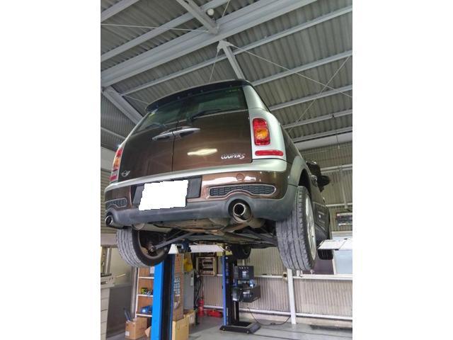 BMW MINI ミニクラブマン DBA-ZG16 車検整備 フロントタイヤ交換 メンテナンス 愛媛 松山 伊予 西条 新居浜 砥部