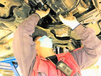 朝預けて夕方お渡し(車種限定)