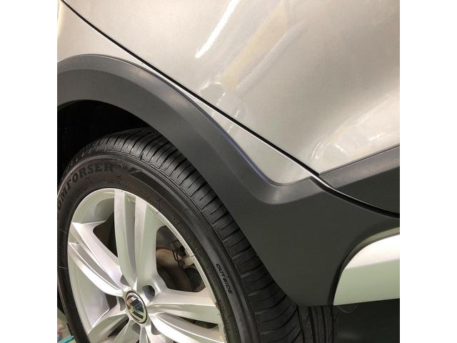 VW　Golf Alltrack　クリスタルキーパー・樹脂用コーティング施工【帯広市で持込でのタイヤ交換・ドライブレコーダー・ETC・ナビ等のパーツ取付・コーティング・修理・整備の事なら”ファンファクトリー　帯広店”へ！！】
